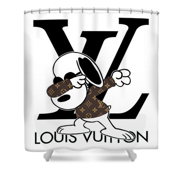 Louis Vuitton Bathroom Set, Luxury Shower Curtain Waterproof