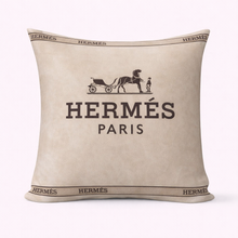 Load image into Gallery viewer, Beig and black Hermes Pillow Case