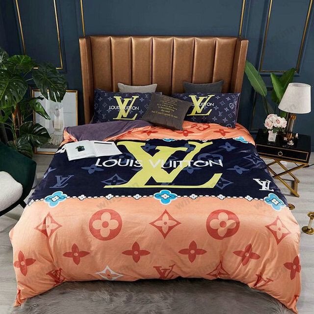 Full Color Monogram Louis Vuitton bed set MY luxurious home