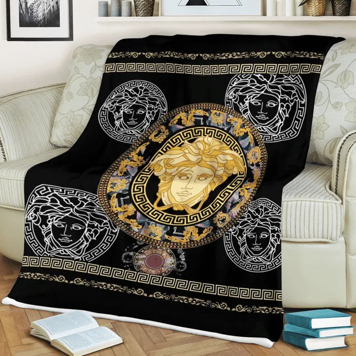 Black Medusa Versace blanket ROSAMISS STORE MY luxurious home