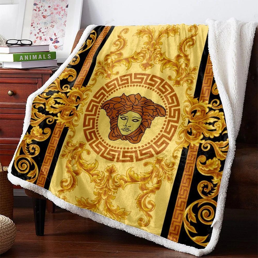 Goldy Versace Blanket ROSAMISS STORE MY luxurious home