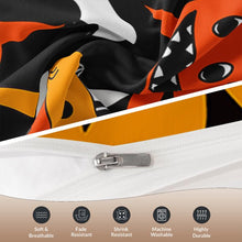 Load image into Gallery viewer, Shark Pumpkin Halloween bed set
