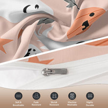 Load image into Gallery viewer, Pink Autumn Halloween bed set