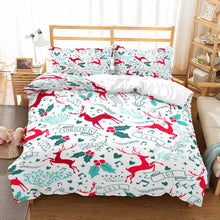 Load image into Gallery viewer, Reindeer Christmas bed set