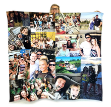 Load image into Gallery viewer, Picture Collage - Fleece Blanket Gift