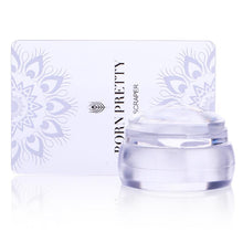 Load image into Gallery viewer, The Born Pretty Clear Jelly Silicone Stamper with Metallic Handle and Scraper Set