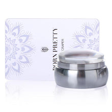 Load image into Gallery viewer, The Born Pretty Clear Jelly Silicone Stamper with Metallic Handle and Scraper Set