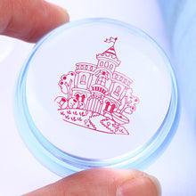 Load image into Gallery viewer, The Born Pretty Clear Jelly Silicone Stamper with Metallic Handle and Scraper Set