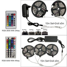Load image into Gallery viewer, LED Strip Light RGB 5050 + Remote Control + Adapter - ROSAMISS STORE