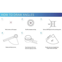 Load image into Gallery viewer, Multi-function Drawing Ruler