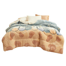 Load image into Gallery viewer, Berber Fleece Blanket Quilt Winter Thicken Thermal Coral Fleece Double-Layer Blanket Winter Dormitory Single Spring and Autumn