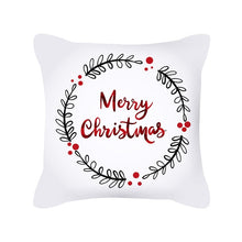 Load image into Gallery viewer, Merry Christmas Decorations For Home Christmas Cushion Cover Pillowcase Happy New Year Decorations