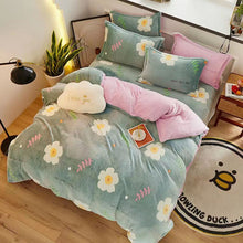 Load image into Gallery viewer, Winter Warm Plush Duvet Cover - Soft, Anti-Static King & Queen Bedding Set for Cozy Nights