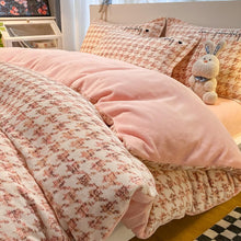 Load image into Gallery viewer, Double Side Flannel Thicken Warm Duvet Cover Winter Cute Cartoon Child Girl kids Full Double Queen King Size Quilt Cover 150x200