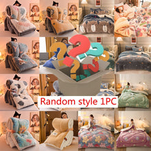 Load image into Gallery viewer, Winter Style A Snowflake Cashmere B Lamb Cashmere Milk Quilt Core All Large Luxury King Size Bedding Blankets Bed Blanket