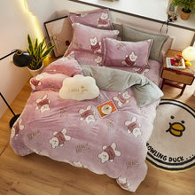 Load image into Gallery viewer, Winter Warm Plush Duvet Cover - Soft, Anti-Static King & Queen Bedding Set for Cozy Nights