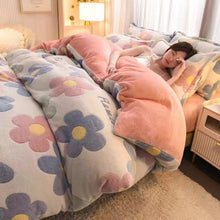 Load image into Gallery viewer, Winter Warm Short Plush Duvet Cover King Double Queen Size Double-side Plush Quilt Cover Not Including Pillowcase
