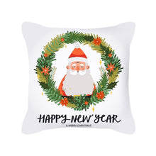Load image into Gallery viewer, Merry Christmas Decorations For Home Christmas Cushion Cover Pillowcase Happy New Year Decorations
