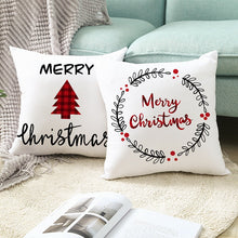 Load image into Gallery viewer, Merry Christmas Decorations For Home Christmas Cushion Cover Pillowcase Happy New Year Decorations
