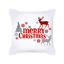 Load image into Gallery viewer, Merry Christmas Decorations For Home Christmas Cushion Cover Pillowcase Happy New Year Decorations