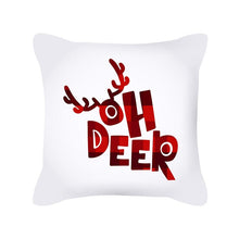 Load image into Gallery viewer, Merry Christmas Decorations For Home Christmas Cushion Cover Pillowcase Happy New Year Decorations