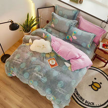Load image into Gallery viewer, Winter Warm Plush Duvet Cover - Soft, Anti-Static King & Queen Bedding Set for Cozy Nights