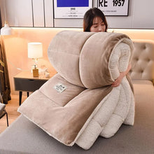 Load image into Gallery viewer, Winter Style A Snowflake Cashmere B Lamb Cashmere Milk Quilt Core All Large Luxury King Size Bedding Blankets Bed Blanket