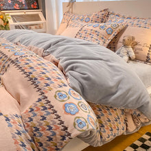 Load image into Gallery viewer, Double Side Flannel Thicken Warm Duvet Cover Winter Cute Cartoon Child Girl kids Full Double Queen King Size Quilt Cover 150x200