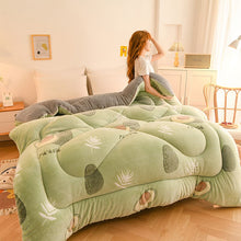 Load image into Gallery viewer, Winter lamb velvet thickened warm quilt winter double single comforter home cotton 6kg quilt core double-sided velvet quilt
