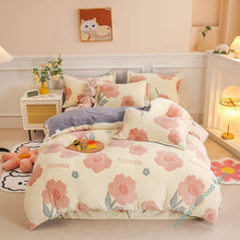 Load image into Gallery viewer, Winter Warm Plush Duvet Cover - Soft, Anti-Static King & Queen Bedding Set for Cozy Nights