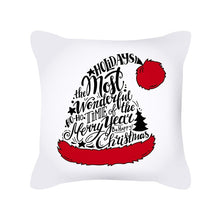 Load image into Gallery viewer, Merry Christmas Decorations For Home Christmas Cushion Cover Pillowcase Happy New Year Decorations