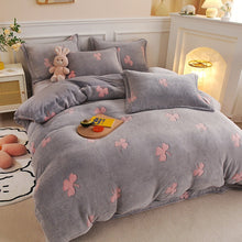 Load image into Gallery viewer, Winter Warm Plush Duvet Cover - Soft, Anti-Static King & Queen Bedding Set for Cozy Nights