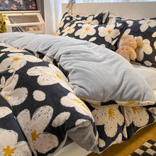 Load image into Gallery viewer, Double Side Flannel Thicken Warm Duvet Cover Winter Cute Cartoon Child Girl kids Full Double Queen King Size Quilt Cover 150x200