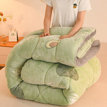 Load image into Gallery viewer, Winter Lamb Velvet Thickened Warm Quilt Winter Double Single Comforter Home Cotton 6kg Quilt Core Double-Sided Velvet 220x240
