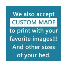 Load image into Gallery viewer, Orange Spider Halloween bed set