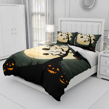 Load image into Gallery viewer, Pumpkin Tree Halloween bed set