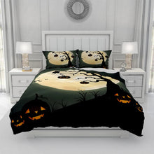 Load image into Gallery viewer, Pumpkin Tree Halloween bed set