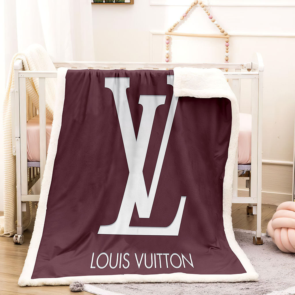 Louis Vuitton Pink Luxury Brand Premium Blanket Fleece Home Decor