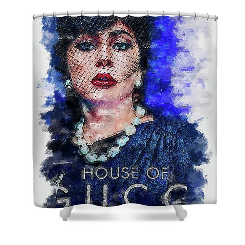Movie House of Gucci shower curtain