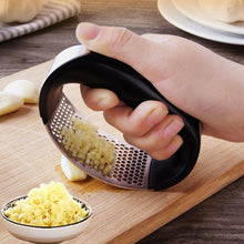 Load image into Gallery viewer, Multi-function Manual Garlic Presser Curved Garlic Grinding Slicer Chopper - ROSAMISS STORE