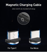 Load image into Gallery viewer, Magnetic USB Cable Fast Charging USB Mobile Phone - ROSAMISS STORE