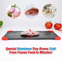 Load image into Gallery viewer, Fast Defrosting Tray Thaw Frozen Food
