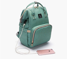 Load image into Gallery viewer, Diaper Bag USB Large Capacity Nappy Waterproof - ROSAMISS STORE