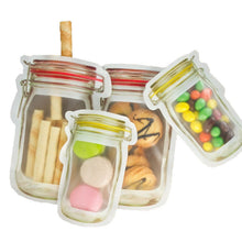 Load image into Gallery viewer, Reusable Mason Jar Storage Bags