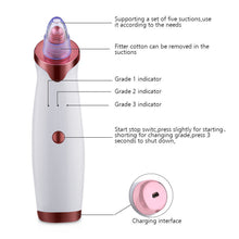Load image into Gallery viewer, Electric Acne Remover Point Noir Blackhead Vacuum Extractor Tool - ROSAMISS STORE