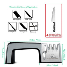 Load image into Gallery viewer, Knife Sharpener 4 in 1 Diamond Coated - ROSAMISS STORE
