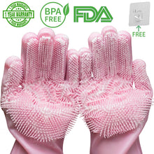Load image into Gallery viewer, Magic Silicone Dishwashing Gloves - ROSAMISS STORE