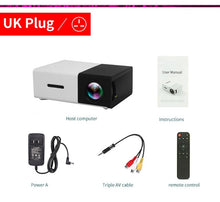 Load image into Gallery viewer, Mini 1080p Portable Projector - ROSAMISS STORE