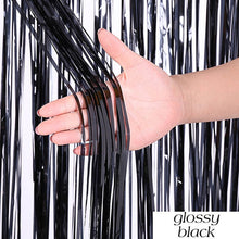 Load image into Gallery viewer, Birthday Party Wedding Decoration Backdrop Curtains Glitter Glossy Fringe Tinsel Foil - ROSAMISS STORE