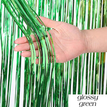 Load image into Gallery viewer, Birthday Party Wedding Decoration Backdrop Curtains Glitter Glossy Fringe Tinsel Foil - ROSAMISS STORE